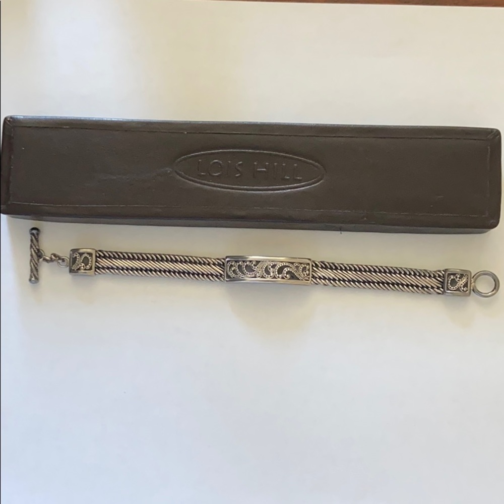 •Lois Hill• Sterling Silver Bracelet•